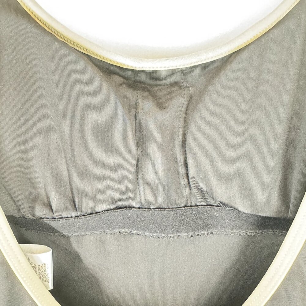 NWT Michael Kors Black Khaki One Piece Swimsuit - Picture 4 of 9